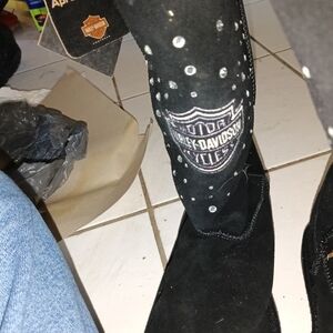 Harley-Davidson Women's Black Studded Leggings